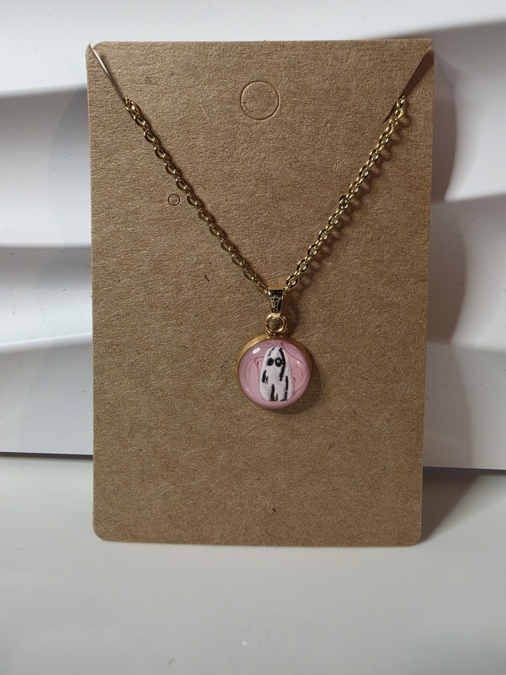 Handmade Necklace - Ghost